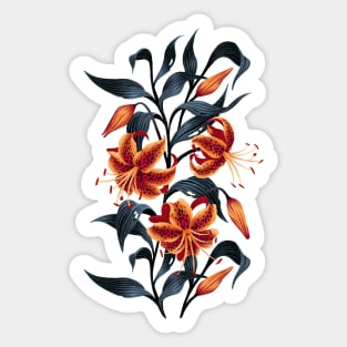 Tiger Lily - Mustard Sticker